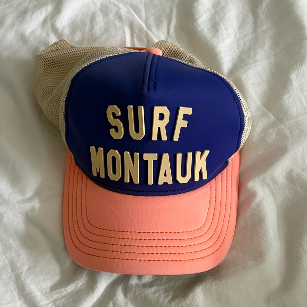 Surf Montauk Blue and Orange Cap